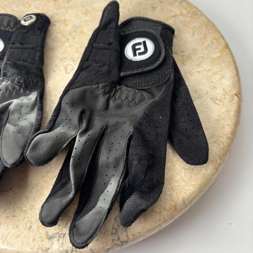 FootJoy RainGrip Golf Gloves Ladies Small‎ Black Pair